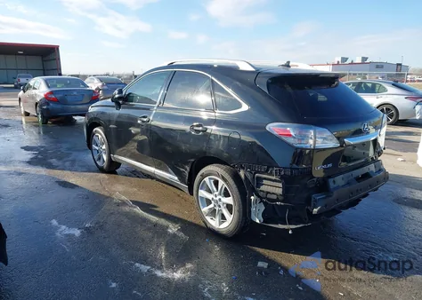 2010 Lexus Rx 350 z USA, uszkodzony, nr VIN 2T2BK1BA2AC057849